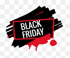 Modern Black Friday Sticker
