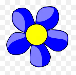 Clip Art Flower Crown Blue Image - Flower Png Download - 692*396 ClipartFlare.com 