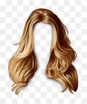 Blonde Hair Wig Clipart - Png Download - Full Size Clipart ClipartFlare.com 