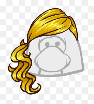 Blonde Wig Club Penguin - Club Penguin Epf Hair Clipart - Large ClipartFlare.com 