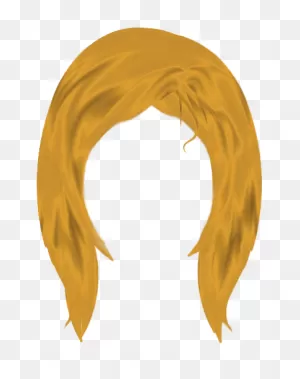 Blonde Hair Wig Clipart - ClipartFlare