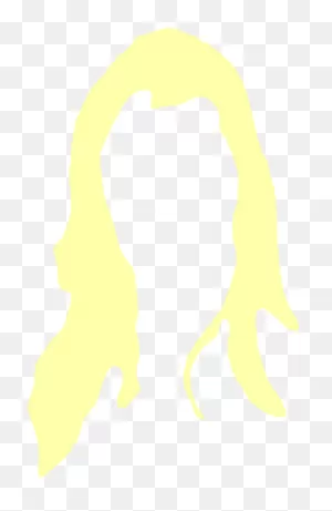 Download Light Blonde Silhouette Wig Clip Art - Blonde Hair Wig ClipartFlare.com 