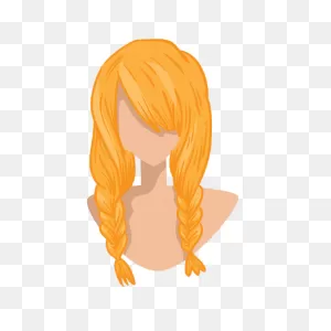 Golden Blonde Wig Png Image Free Download | Png Arts