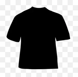 Shopping > Plain Black T Shirt Back Side |