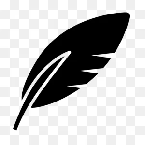 Black Feather Icon - Free Black Feather Icons