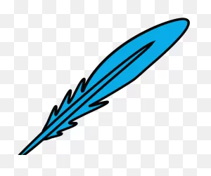 Feather Blue Black PNG-WebP Clip Arts - Feather Clip Art Transparent ClipartFlare.com 