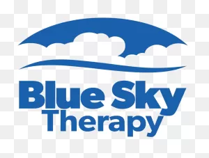 Blue Sky Therapy Logo Blue- Png - Graphic Design Clipart - Large ClipartFlare.com 
