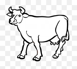 Cow - Black And White Clipart. Free Download Transparent .png ClipartFlare.com 