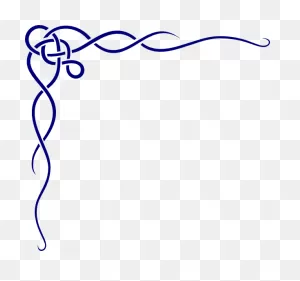 Blue Celtic Border Clip Art - Blue Border Clipart | Full Size Png ClipartFlare.com 