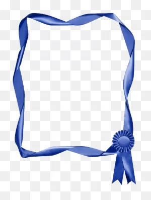 Ribbon Borders Clipart - Blue Ribbon Border Clip Art - Png ClipartFlare.com 