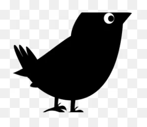 Blackbird Clipart Sparrow - Black Bird Clipart - Png Download ClipartFlare.com 