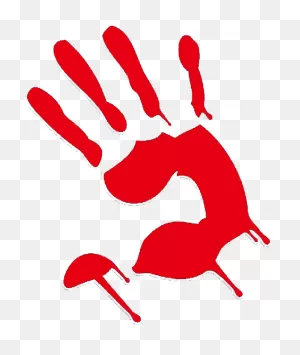 Bloody Hand Vector Png | Png Mart