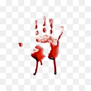 Blood Hand Photo Transparent Png - Stickpng