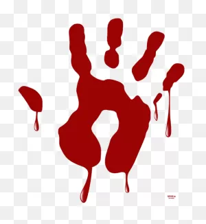 Кровь Png, Отпечаток Ладони, Png Blood - Hand Print Clipart - Full ClipartFlare.com 