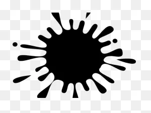 Splatter Clipart Ink Spill - Black Paint Splatter Clip Art | Full ClipartFlare.com 