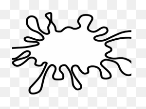 Splatter Clipart Dark - White Paint Splat Clipart - Png Download ClipartFlare.com 