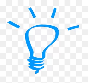 Blue Light Bulbs Idea Clipart - Full Size Clipart (#1605917 ClipartFlare.com 
