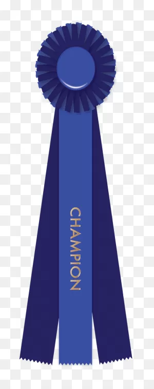 Blue Ribbon Champion Winner - Free Image On ClipartFlare