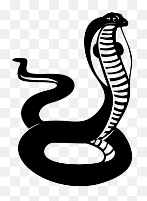 Black Cobra Snake Clipart , Png Download - Cobra Snake Clipart ClipartFlare.com 