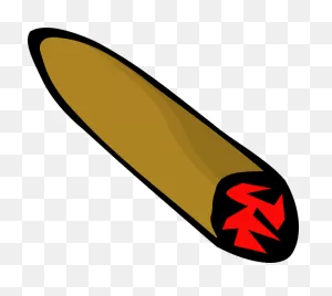 Blunt Joint Cannabis Cigar Clip Art - Cigar Clipart - Png Download ClipartFlare.com 