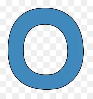 Blur Clipart Alphabet - Clip Art O | Full Size Png Download | ClipartFlare