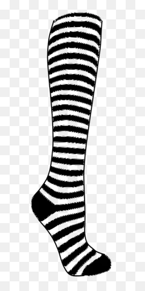 Free Photo Sock White Stripes Cloth Black Striped Clothing - Max Pixel