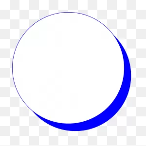 Art Sad Design Dark Blue Glow Geometric Shades Circle - Circle ClipartFlare.com 