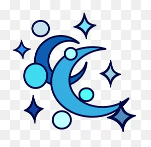 Moonlight Clipart Glowing Moon - Blue Moon Cutie Mark - Png ClipartFlare.com 