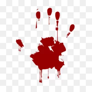 Blood Hand Transparent Png - Stickpng