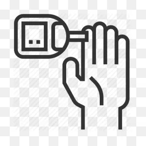 Hand Cartoon Clipart - Blood, Text, White, Transparent Clip Art
