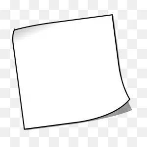 Blank Sticky Note 1 | Free PNG-WebP