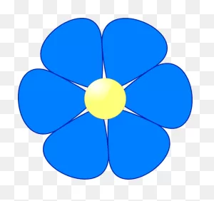 Free Blue Flower Cliparts, Download Free Blue Flower Cliparts Png ClipartFlare.com 