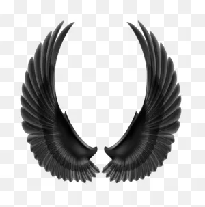 Black Wings Png Clip Art Image | Wings Png, Angel Wings Drawing ClipartFlare.com 