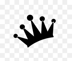 Black Crown Imperial Crown - Crown Silhouette Png Download - 958 ClipartFlare.com 