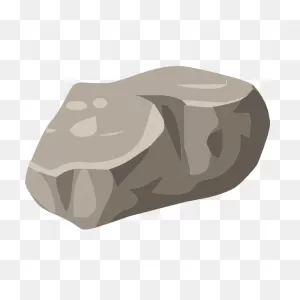 Vector Image Of A Boulder | Free PNG-WebP