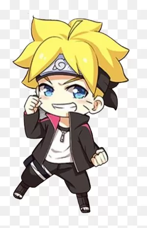 Acrylic Boruto Keychain - Boruto Mini Drawing Clipart - Full Size ClipartFlare.com 