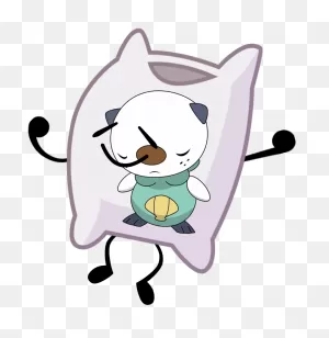 Oshawott Body Pillow Pose - Pillow | Full Size Png Download | ClipartFlare