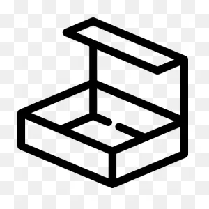Empty Box Open - Free Icons