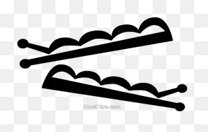 Bobby Pin Royalty Free Vector Clip Art Illustration - آموزش باز ClipartFlare.com 