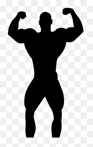 Source - - Bodybuilder Silhouette Png Clipart - Full Size Clipart ClipartFlare.com 