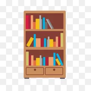 Bookshelf Png & PNG-WebP Transparent Background To Download