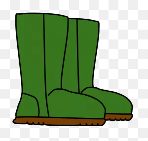 Boots, Snow, Rain, Green, - Snow Boot Clipart - Full Size Clipart ClipartFlare.com 