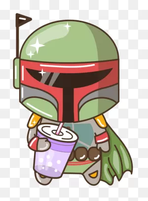 Download Boba Fett Drinking By Barovlud - Boba Fett Cute Clipart ClipartFlare.com 
