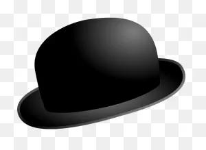 Chaplin Bowler Hat Clipart. Free Download Transparent .png | ClipartFlare