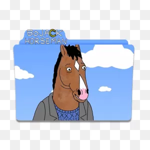 Bojack Horseman Tv Show Folder Icon - ClipartFlare