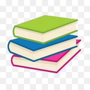 Stack Of Books Vector Clip Art | Free PNG-WebP