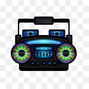 Boombox Vector Clip Art | Free PNG-WebP