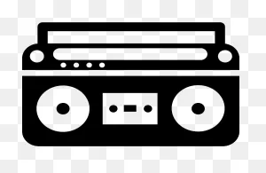 Boom Box With Controls And Settings Comments - Boombox Clipart ClipartFlare.com 