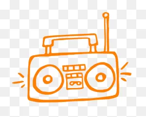 Boombox Clipart - ClipartFlare