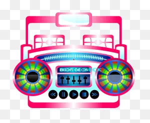 Groove To Your Favorite Music With Your Portable Boombox ClipartFlare.com 